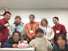 修了証書と共に