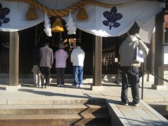 橘神社にて